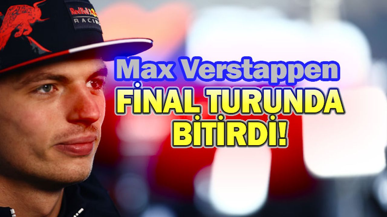 F1 Italya Imola GP'si SPRINT yarışının galibi Verstappen