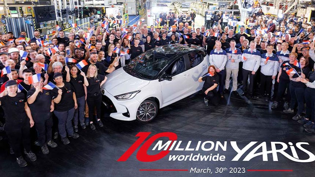 Toyota Yaris 10 milyonluk satış adediyle efsane oldu 