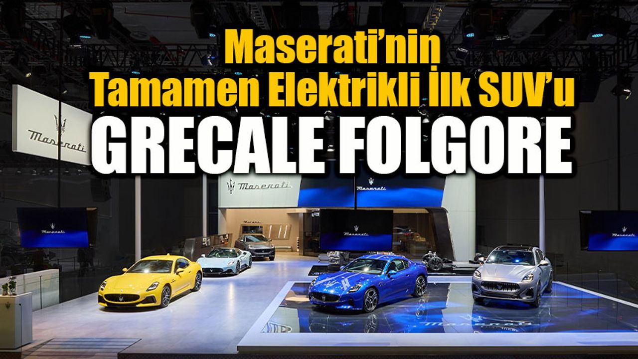 Maserati'den Şangay Otomobil Fuarı'nda  Elektriğin Gücü!