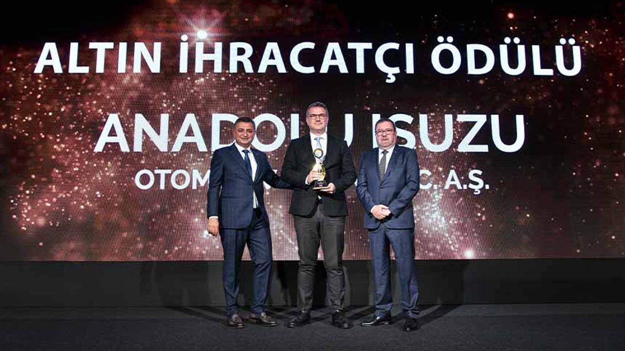 Anadolu Isuzu’ya OİB’den İhracat Başarı Ödülü