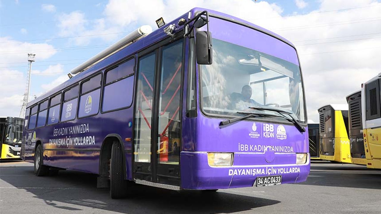 Mobil danışma merkezi 'Mor Otobüs' yola çıktı