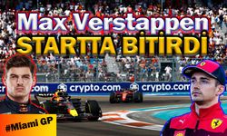 F1 Miami GP'sinde Leclerc, Verstappen'in baskısına 9 tur dayanabildi!