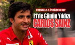 F1 İngiltere GP'sinde  pole pozisyon Carlos Sainz'in