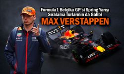 F1 Belçika GP'si Spring Yarışı'nda da Pole Verstappen'in!