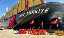 Dünyanın en büyük konteyner gemisi MSC TÜRKİYE Asyaport'ta