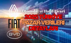 Türkiye otomobil ve hafif ticari araç toplam pazarı verileri