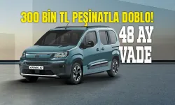 FIAT Doblo Kampanyası: 300.000 TL peşinat 48 aya vade