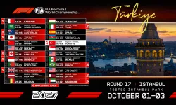 F1 Resmi Açıklama: Formula 1 Türkiye GP'si 3 Ekim 2027'de