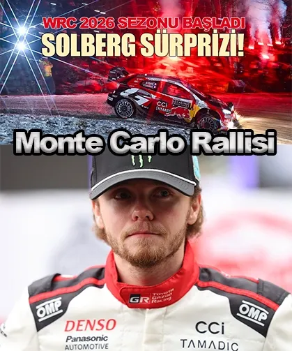 Monte Carlo Rallisi’nde Liderlik Oliver Solberg’in
