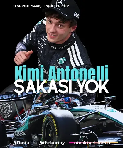 Kimi Antonelli'den Formula 1'de İlk Sprint Zaferi