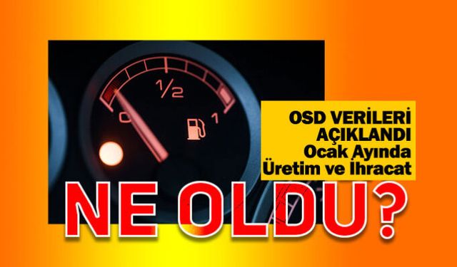 Otomotivde üretim yüzde 15, ihracat yüzde 13 azaldı!