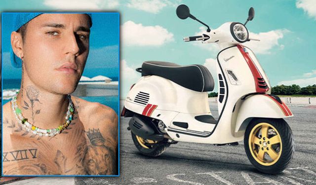 Justin Bieber ve Vespa’dan sürpriz iş birliği!..