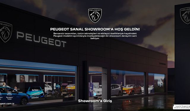 Peugeot Türkiye'de online showroom devri