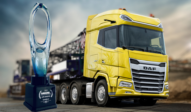 DAF'tan  Goodyear’a tedarikçi performans ödülü