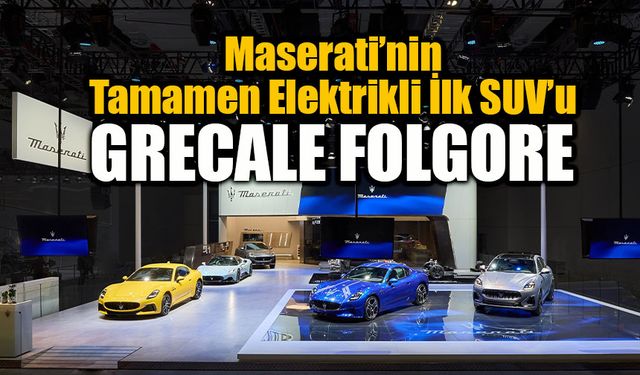 Maserati'den Şangay Otomobil Fuarı'nda  Elektriğin Gücü!