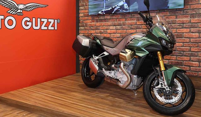 Moto Guzzi, fuarda en yeni modellerini sergiledi!