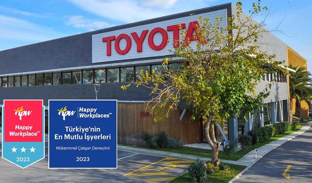 Toyota Türkiye “En Mutlu İşyeri” seçildi