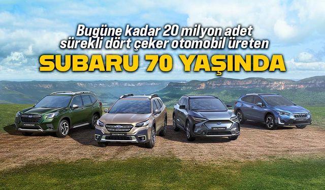 Japonca isim kullanan ilk marka olan Subaru 70 yaşında