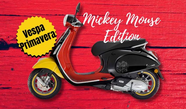 Mickey Mouse Edition by Vespa Ağustosta Türkiye’de! 