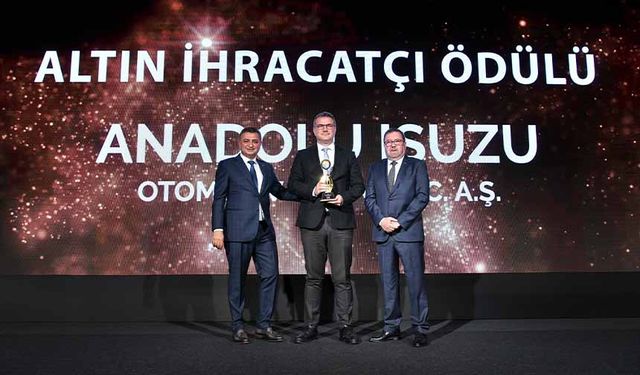 Anadolu Isuzu’ya OİB’den İhracat Başarı Ödülü