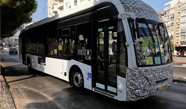 Campo fabrikasında üretilen otobüs, İzmir'de test edildi