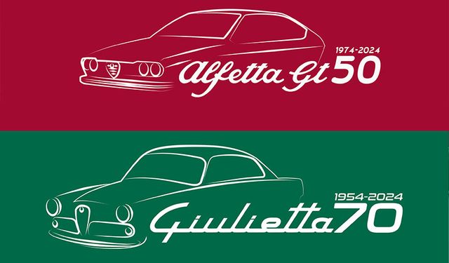Giulietta Sprint ve Alfetta GT’nin Yıl dönümlerine Özel İki Yeni Logo