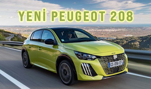 Peugeot 208 Elektrikli, 1.361.500 TL fiyatıyla Türkiye'de