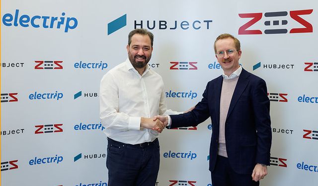 Elektrikli araç şarj istasyonu operatörü ZES ve electrip, Hubject'in küresel roaming ağına katılıyor