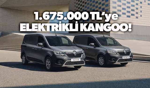 Yeni Renault Kangoo Elektrikli ve dizel seçeneği ile Türkiye'de