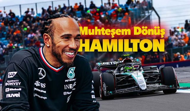 F1 Britanya GP'sini Lewis Hamilton Kazandı