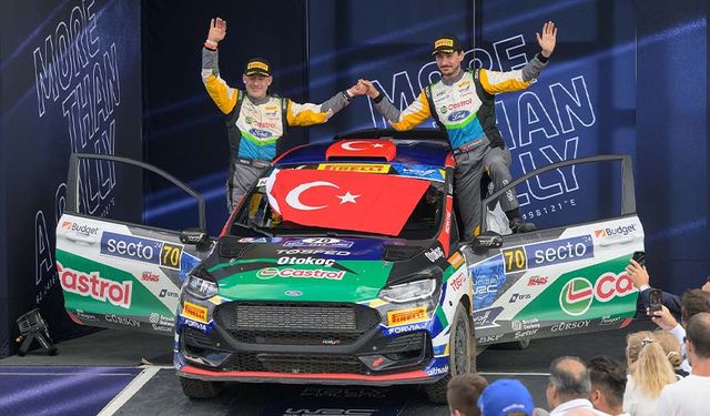 Ali Türkkan ve co-pilotu Burak Erdener Junior WRC'de 2. oldu!