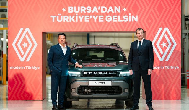 Yeni Renault Duster'ın Üretimi Bursa'da Başladı