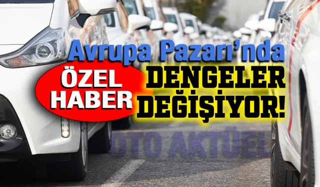 AB Pazarı'nda Otomobil Gruplarının Satışları Belli Oldu!