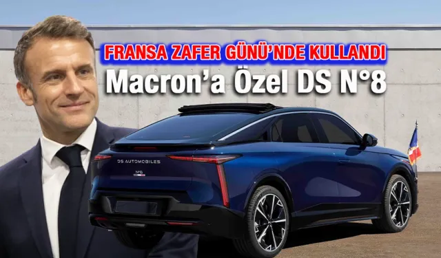 Macron’un Yeni Makam Aracı: Elektrikli DS N°8