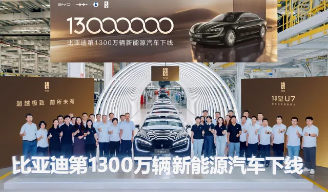 BYD 2025’te 2,1 milyon NEV satışıyla dünya lideri oldu