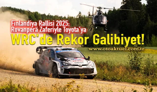 Rovanperä Finlandiya'da Tarih Yazdı: WRC'de Rekor Galibiyet!