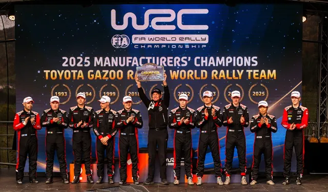 Toyota GAZOO Racing beşinci kez üst üste WRC şampiyonu oldu