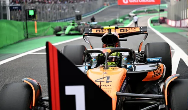 F1 Brezilya GP Sprint Pole Pozisyonu McLaren Pilotu Norris'in