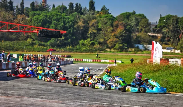 Körfez Karting Yarışı'nda Büyük Çekişme Vardı