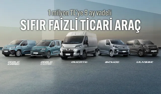 FIAT'tan 1 Milyon TL'ye Sıfır Faizli Ticari Araç Kredisi