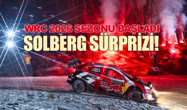 Monte Carlo Rallisi’nde Liderlik Oliver Solberg’in