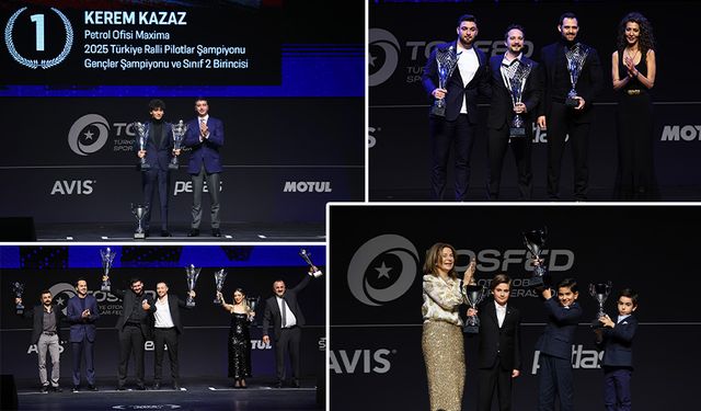 TOSFED 2025 Gala Gecesi’nde Şampiyonlar Ödüllerini Aldı