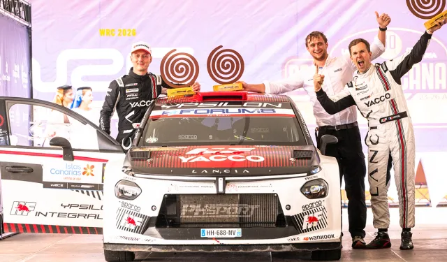 WRC2'de Kardeşlerin Düellosu: Kazanan Lancia Pilotu Rossel