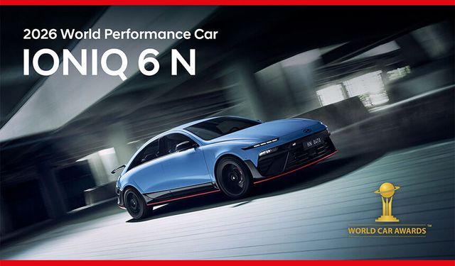 Hyundai IONIQ 6 N'e Yılın Performans Otomobili Ödülü