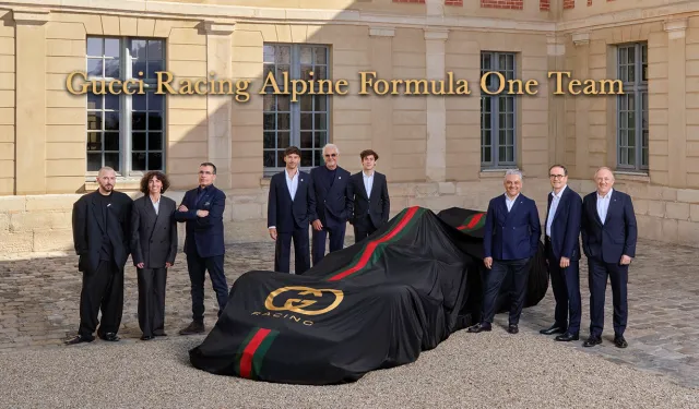Gucci,  Alpine F1 Takımı'nın İsim Sponsoru Oldu