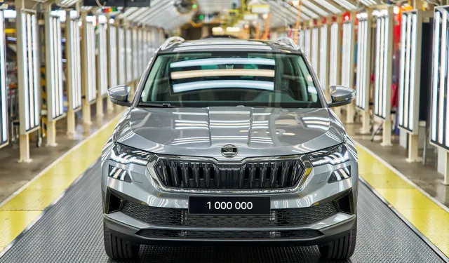 Škoda, Kvasiny'de Karoq'un 1 milyonuncu aracını üretti