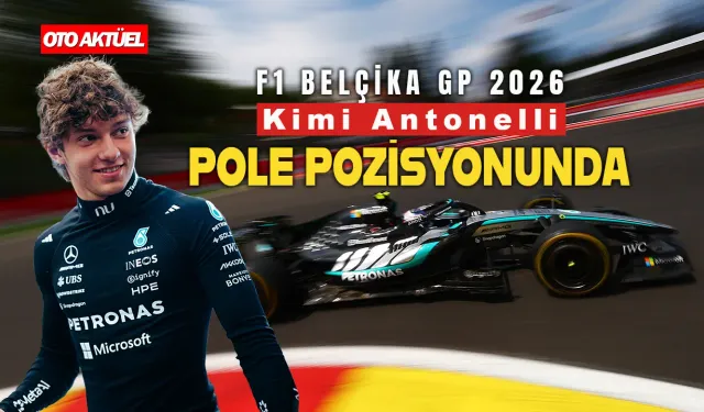 F1'de Antonelli Fırtası Belçika GP'si 6. Pol Pozisyonu ile sürüyor