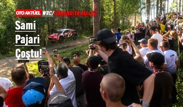 Pajari, Toyota ile WRC Finlandiya'da Tarih Yazdı