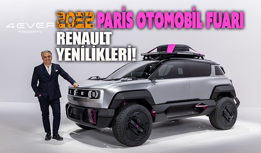 Renault, Paris Otomobil Fuarı'nda elektrikli geleceği sergiliyor