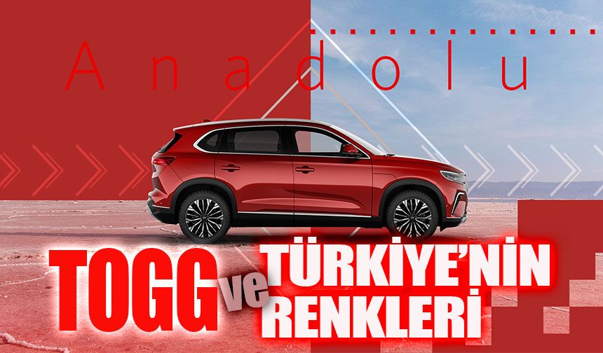 Togg ilhamını ‘Türkiye’nin Renkleri’nden aldı